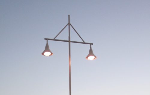 modern light post