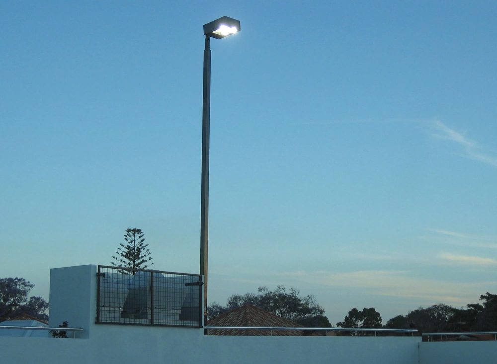 modern light post